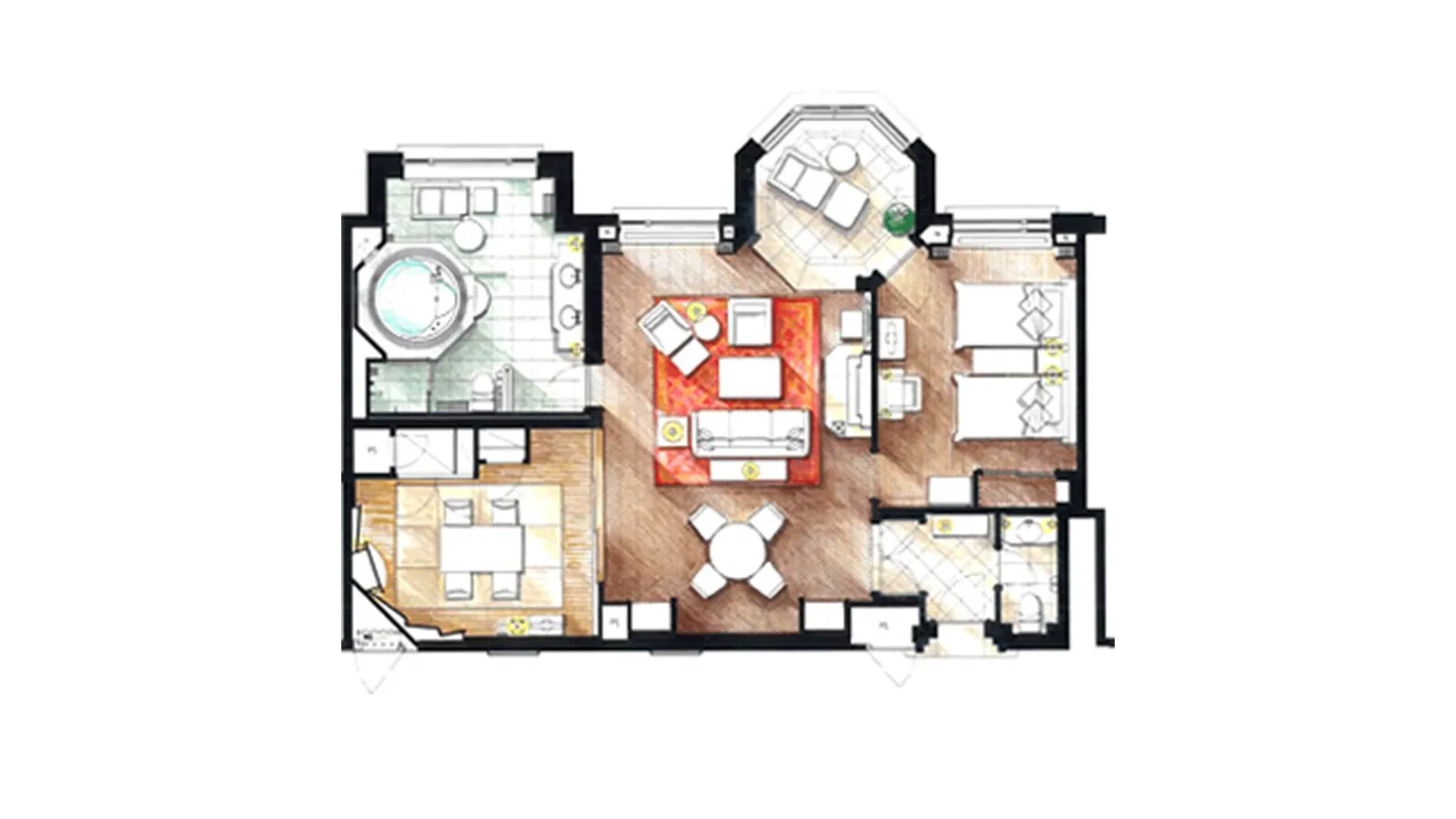 サンクチュアリ・ヴィラ スーパースイートグレード（Sグレード）｜客室