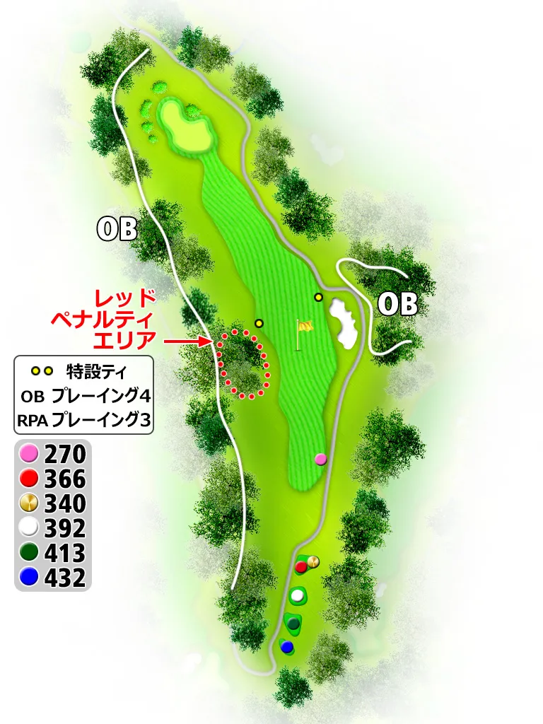 ヘブンセント　クリープ コース案内｜セントクリークゴルフクラブ｜リゾートトラスト
