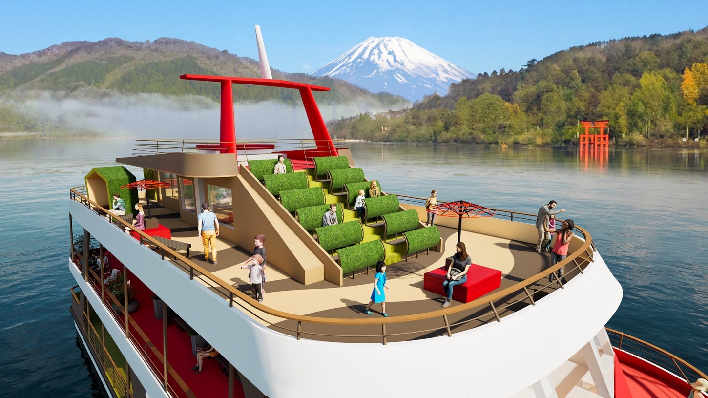 NEWスポット】「お茶」をテーマにした新船が芦ノ湖に登場｜おすすめ